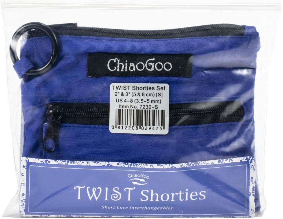 ChiaoGoo Twist Shorties (US-4 Thru US-8)