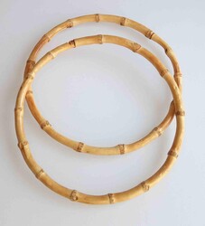 Gerçek bambu çanta sapı 15 CM 