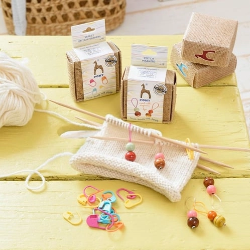 Pony Boncuklu İlmek İşaretleyici Kutu Set