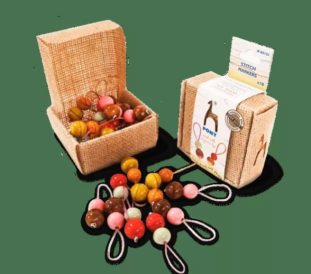 Pony Boncuklu İlmek İşaretleyici Kutu Set