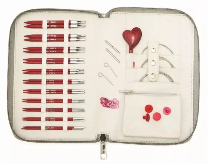 KNİTPRO AMORE DEĞİŞTİRİLEBİLİR MİSİNALI ŞİŞ SETİ (13CM)